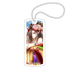 ロキ（お花見） キーホルダー（タグ型）