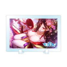 ロキ（お花見） アクリルスタンドボード（A6）