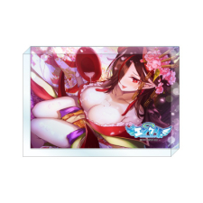 ロキ（お花見） アクリルブロック （長方形）