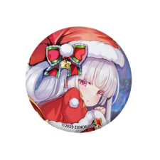 モエル（クリスマス） 缶バッジ丸形安全ピン