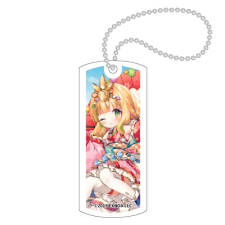 パパイヤ（ひな祭り） キーホルダー（タグ型）
