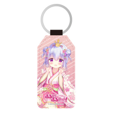 クコ（ひな祭り） 合皮キーホルダー（台形）