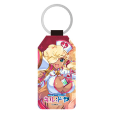 インフルエンサー 合皮キーホルダー（台形）