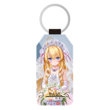 モニク・ワロキエ（花嫁） 合皮キーホルダー（台形）