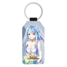 ロッサナ・プラダ（花嫁） 合皮キーホルダー（台形）