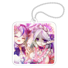 ヘル（お花見） キーホルダー（正方形）