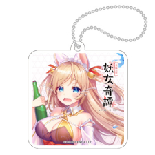 トヨウケビメ キーホルダー（正方形）