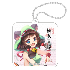 猫又 キーホルダー（正方形）