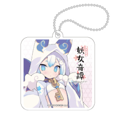 狛狐・鍵 キーホルダー（正方形）