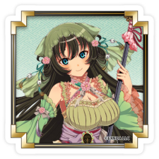 綾姫 ステッカー