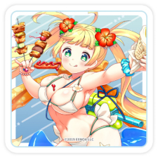 梨（水着） ステッカー