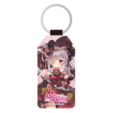 イチジク 合皮キーホルダー（台形）