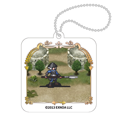 足軽 / ドット絵メモリアルコレクション キーホルダー(正方形)