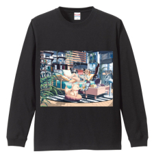 多田野きつね特別展_Edoya Inu8 長袖Tシャツ