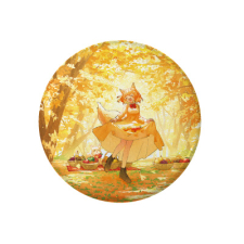 【特別価格】多田野きつね特別展_potg 缶バッジ丸形安全ピン