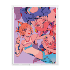 【特別価格】多田野きつね特別展_matumot スクエアミラー（M）