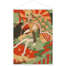 【特別価格】多田野きつね特別展_たそやマロ タペストリー（B1）