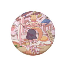 【特別価格】多田野きつね特別展_のり恋 缶バッジ丸形安全ピン