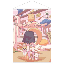 【特別価格】多田野きつね特別展_のり恋 タペストリー（B1）