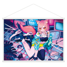 【特別価格】多田野きつね特別展_TSCR タペストリー（B2）