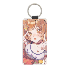 【特別価格】多田野きつね特別展_ちゃんふみ キーホルダー（長方形）