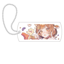 【特別価格】多田野きつね特別展_ちゃんふみ キーホルダー（タグ型）