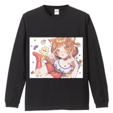 多田野きつね特別展_ちゃんふみ 長袖Tシャツ
