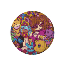 【特別価格】多田野きつね特別展_ヨシジマシウ 缶バッジ丸形安全ピン