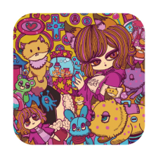 【特別価格】多田野きつね特別展_ヨシジマシウ ミニハンカチタオル