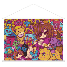 【特別価格】多田野きつね特別展_ヨシジマシウ タペストリー（B2）
