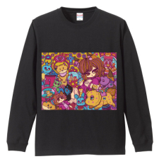 多田野きつね特別展_ヨシジマシウ 長袖Tシャツ