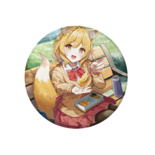 【特別価格】多田野きつね特別展_いがやん 缶バッジ丸形安全ピン
