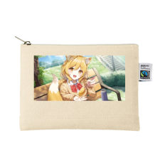 【特別価格】多田野きつね特別展_いがやん キャンバスフラットポーチ（S）