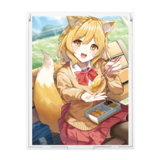 【特別価格】多田野きつね特別展_いがやん スクエアミラー（M）