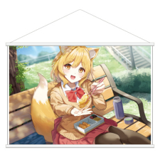 【特別価格】多田野きつね特別展_いがやん タペストリー（B2）