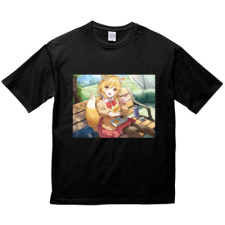 多田野きつね特別展_いがやん ビッグシルエットTシャツ