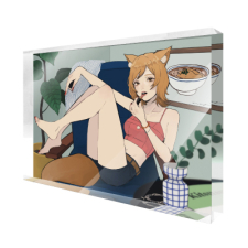 【特別価格】多田野きつね特別展_凪 アクリルブロック （長方形）
