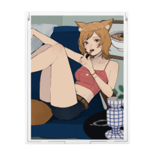 【特別価格】多田野きつね特別展_凪 スクエアミラー（M）