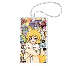 【特別価格】多田野きつね特別展_北極まぐ キーホルダー（名刺型）