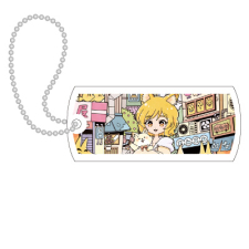 【特別価格】多田野きつね特別展_北極まぐ キーホルダー（タグ型）