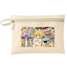 【特別価格】多田野きつね特別展_北極まぐ フラットポーチ（S）
