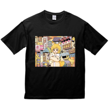 多田野きつね特別展_北極まぐ ビッグシルエットTシャツ