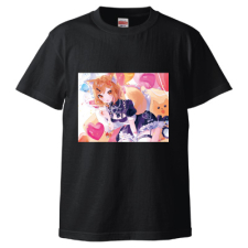 多田野きつね特別展_さくら兎れみ Tシャツ