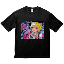 多田野きつね特別展_藻前まっく ビッグシルエットTシャツ