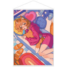 【特別価格】多田野きつね特別展_めめんち タペストリー（B1）