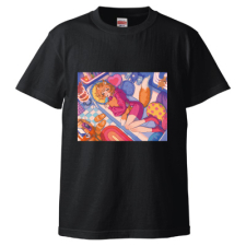 多田野きつね特別展_めめんち Tシャツ
