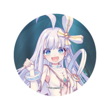 リリー 缶バッジ丸形安全ピン